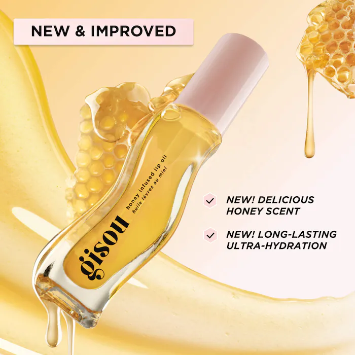 Gisou Honey Infused Hydrating Lip Oil Honey Gold