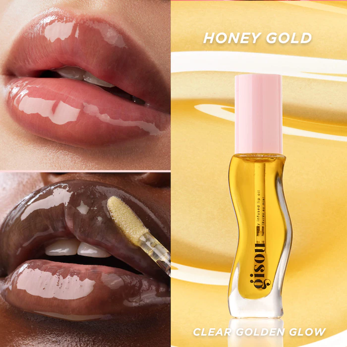 Gisou Honey Infused Hydrating Lip Oil Honey Gold