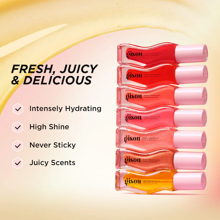 Gisou Honey Infused Hydrating Lip Oil Honey Gold