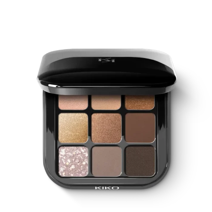 Kiko Milano New Glamour Multi-Finish Eyeshadow Palette Shade 01