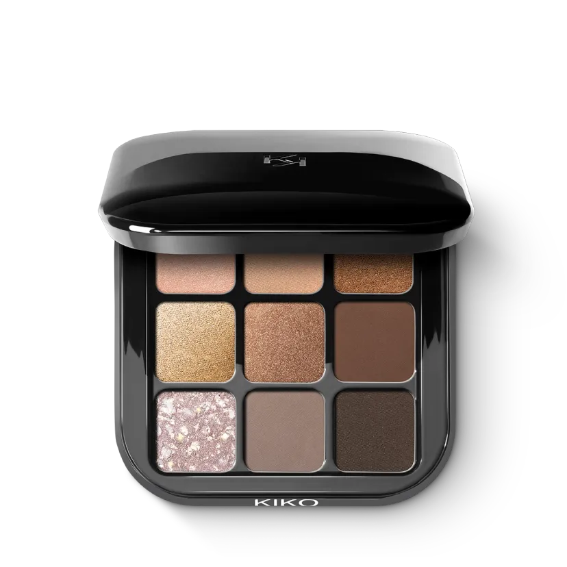 Kiko Milano New Glamour Multi-Finish Eyeshadow Palette Shade 01