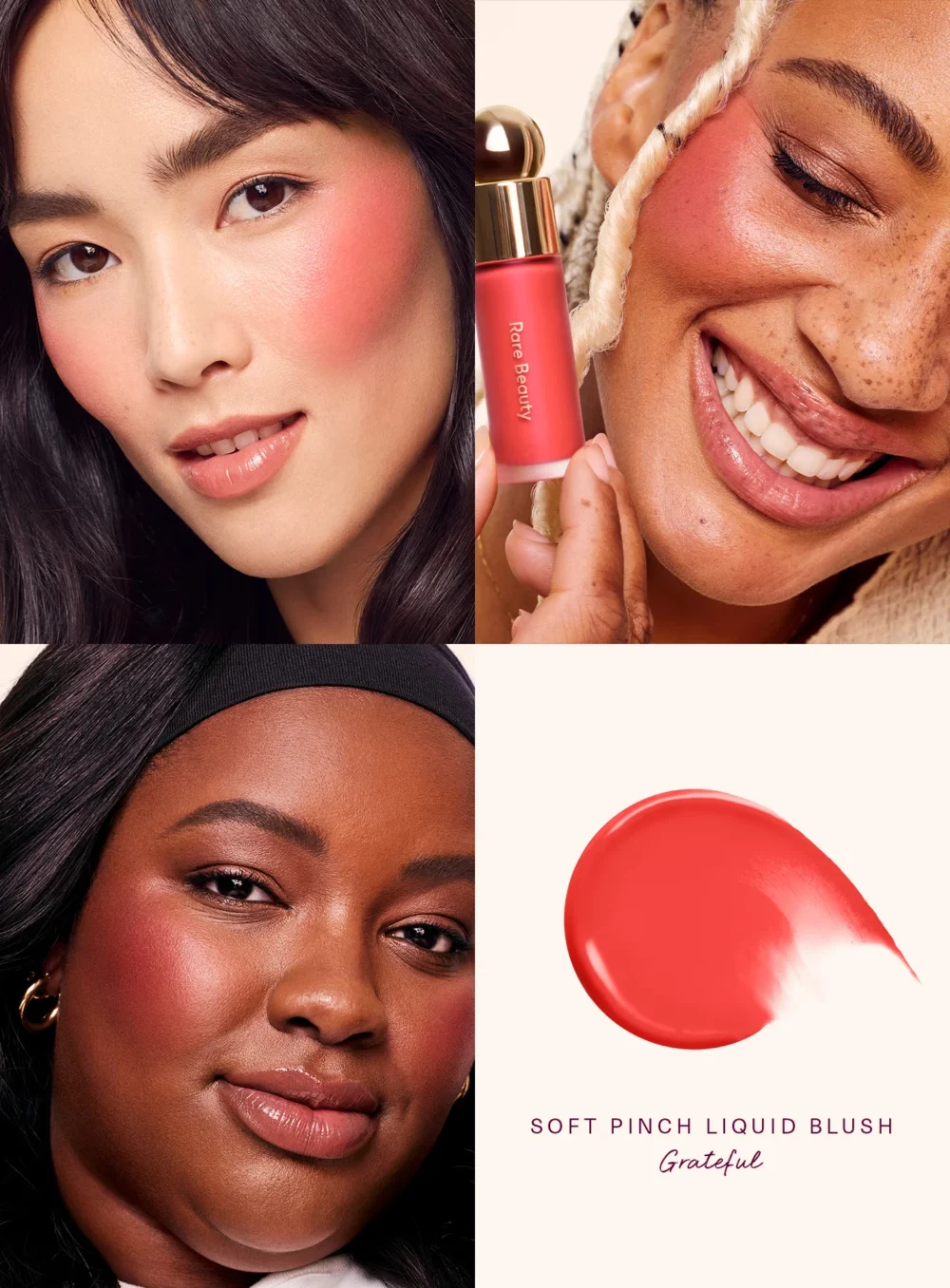 Rare Beauty Soft Pinch Liquid Blush Shade GRATEFUL
