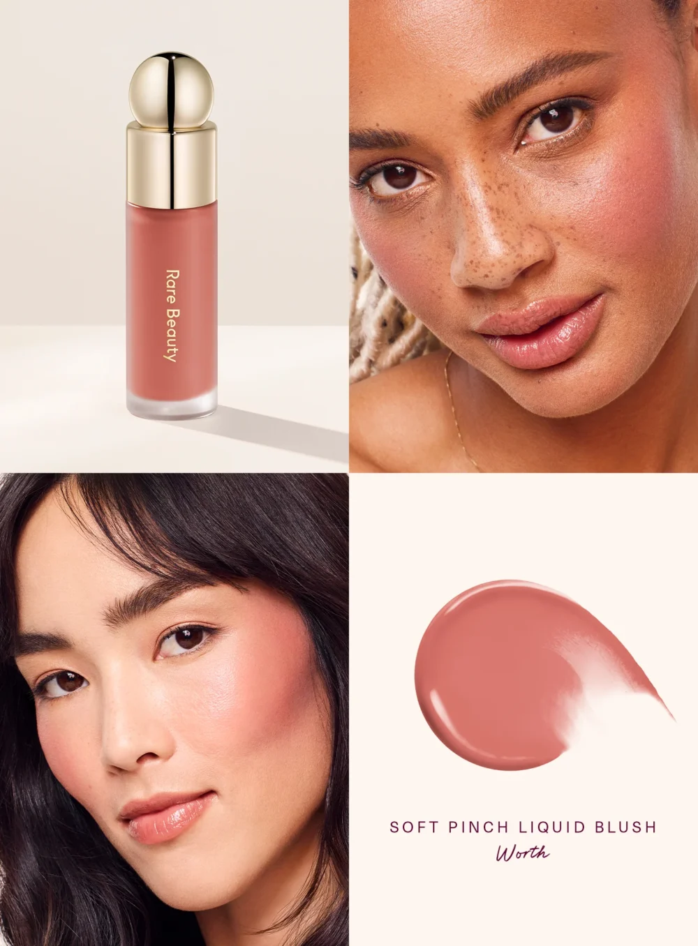 Rare Beauty Soft Pinch Liquid Blush Shade WORTH