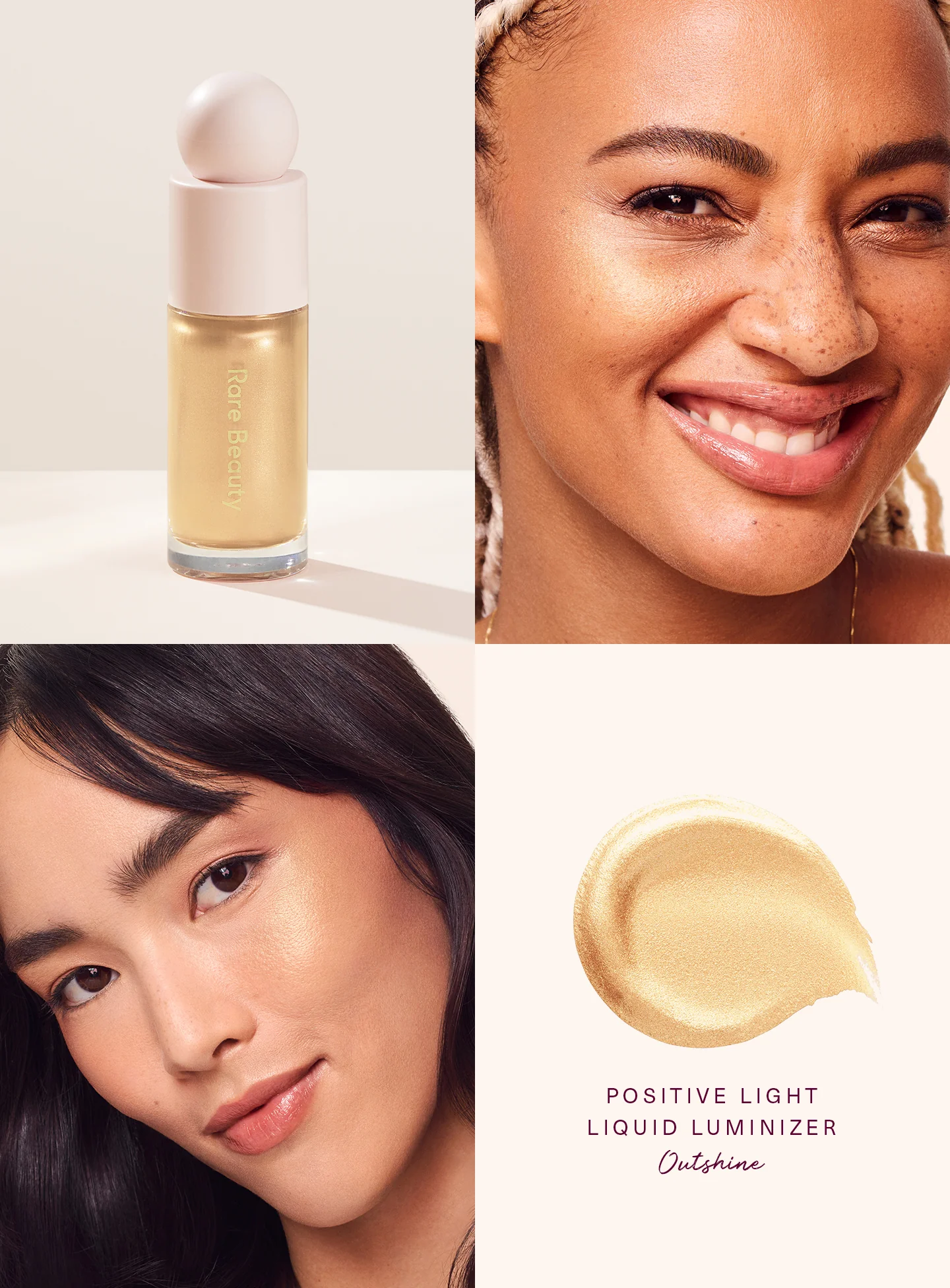 Rare Beauty Positive Light Liquid Luminizer Shade OUTSHINE