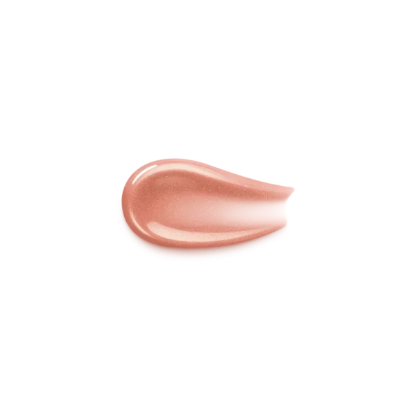 Creamy nude gloss texture with soft sheen