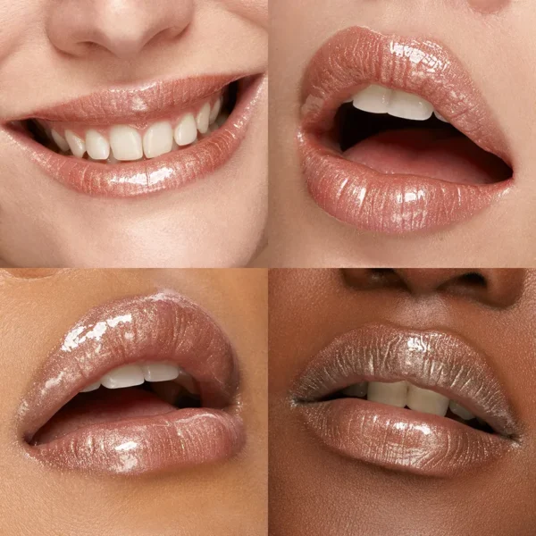 Kiko Lipgloss in Pearly Peach Rose – peach shimmer gloss