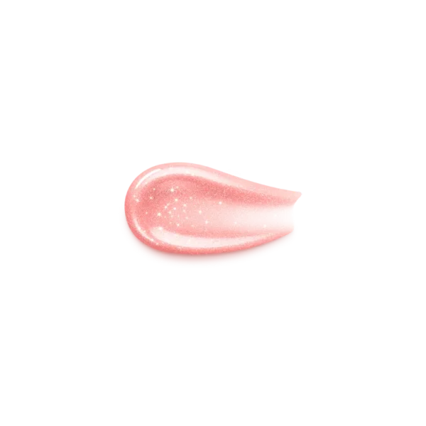 Peach gloss texture with fine shimmer