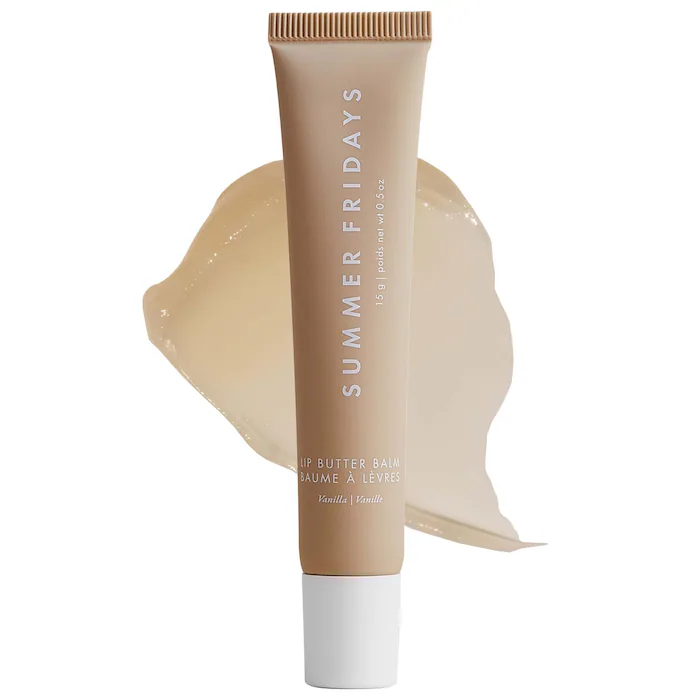 Summer Fridays - Lip Butter Balm Treatment for Hydration + Nourishing Shine Vanilla - sheer clear .5 oz/ 15 g Summer Fridays Lip Butter Balm Treatment for Hydration + Nourishing Shine allure 2024 Best of Beauty Award Winner