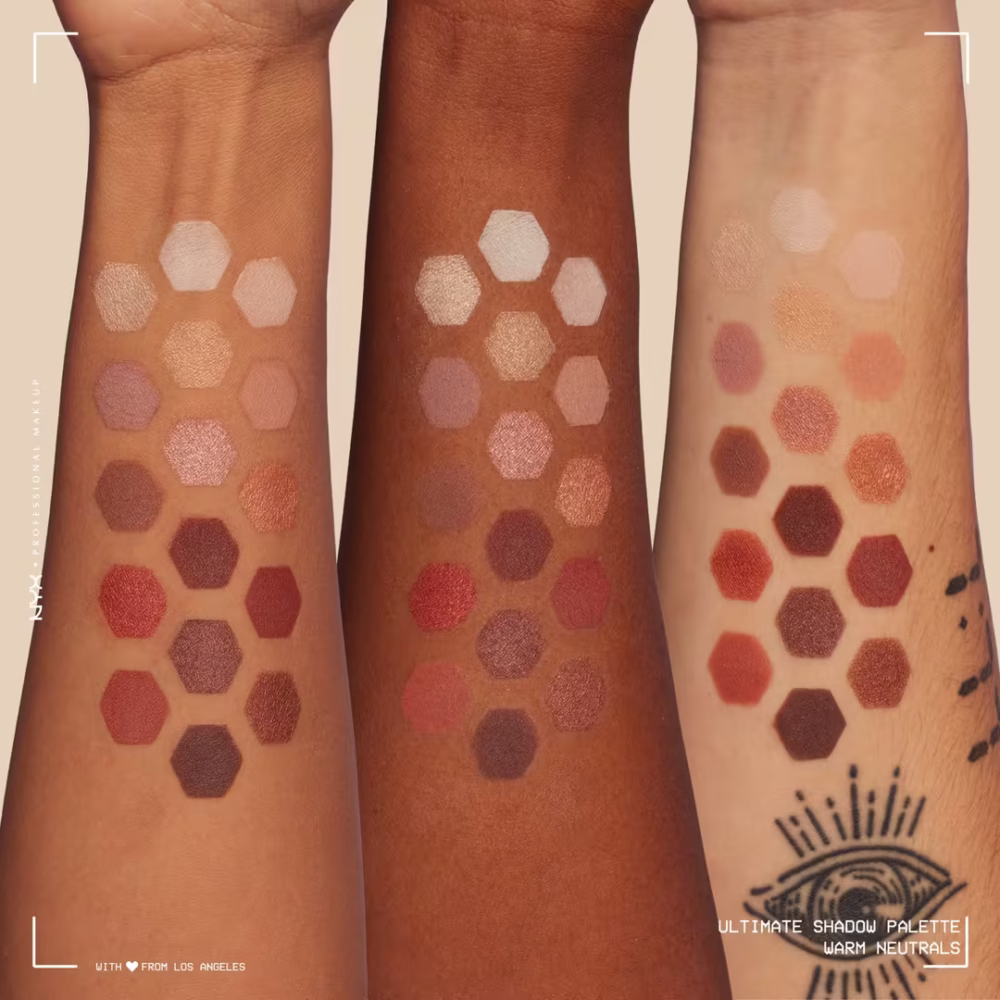 NYX Ultimate Color Shadow Palette Warm Neutrals