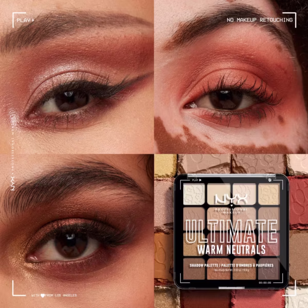 NYX Ultimate Color Shadow Palette Warm Neutrals