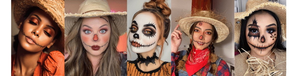 Cute Scarecrow Makeup Mimic Makeup