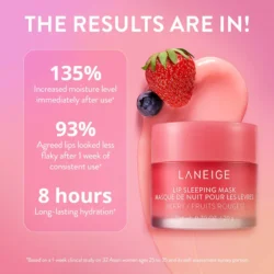 LANEIGE - Lip Sleeping Mask Intense Hydration with Vitamin C Berry 0.7 oz / 20 g LANEIGE Lip Sleeping Mask Intense Hydration with Vitamin C