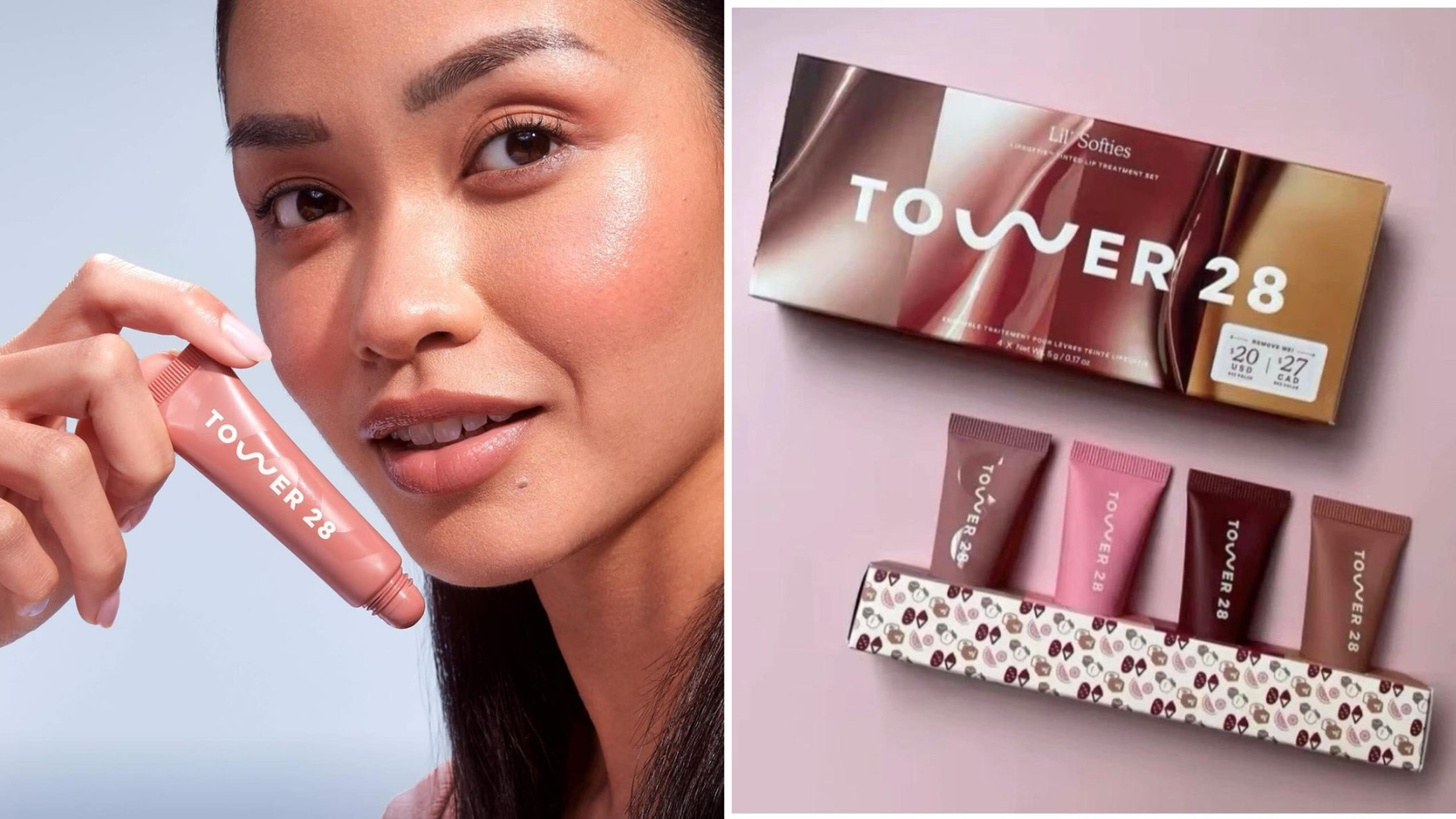 Tower 28 Beauty Mini Lil’ Softies LipSoftie Lip Treatment Set