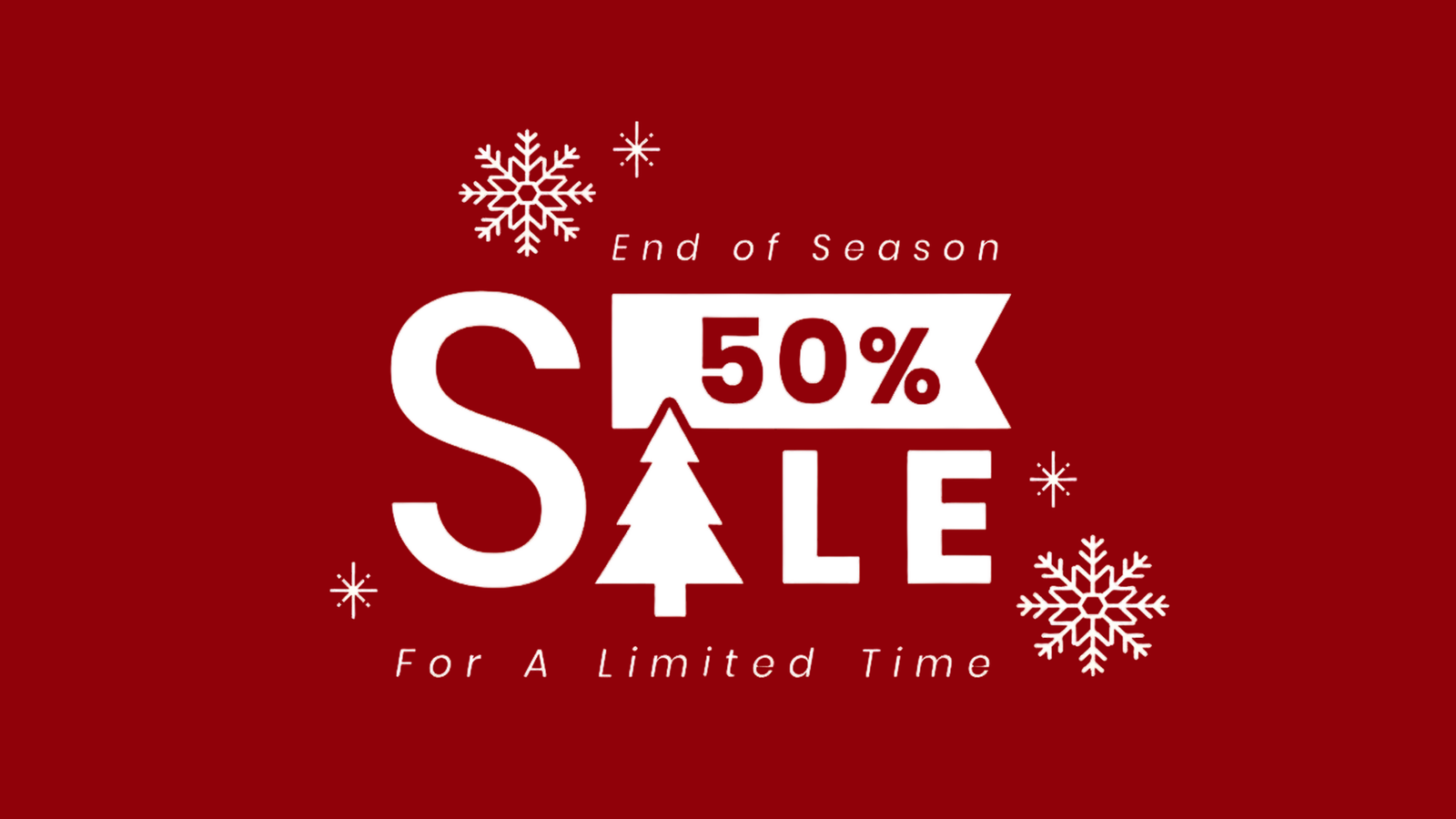 Winter Sale: 50% Off All Makeup & Skincare + Free Shipping
