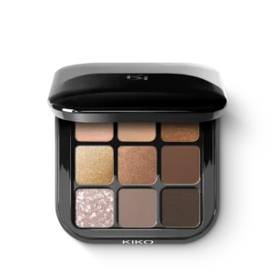 Kiko Milano New Glamour Multi-Finish Eyeshadow Palette 01 Earth Tones