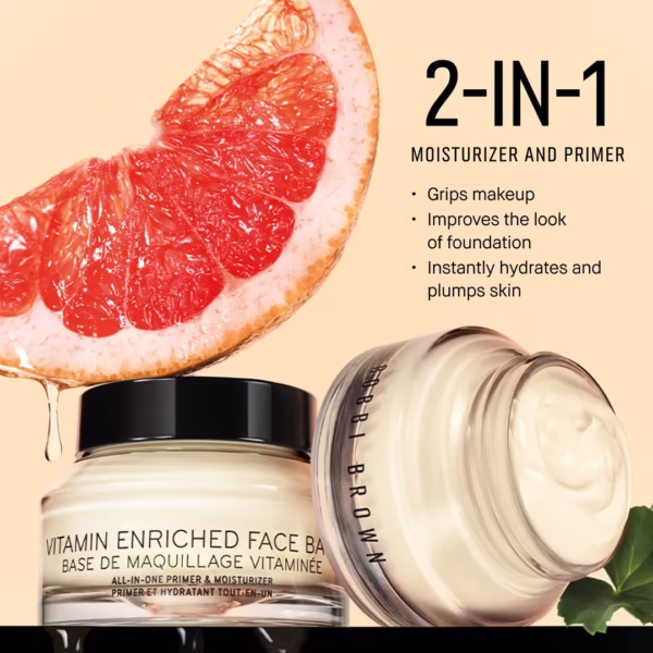 Bobbi Brown Vitamin Enriched Face Base Moisturizer & Primer with Vitamin C + Hyaluronic Acid 1.7 oz/ 50 mL / 3.38 oz/ 100 mL